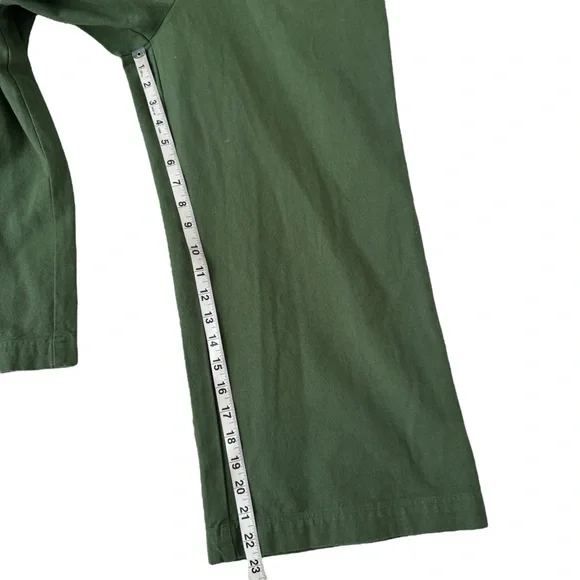 Green Utility Short-Sleeve Jumpsuit - Picture 4 of 8